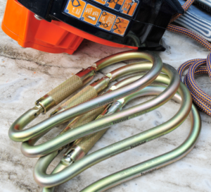 connector on safety or rescue equipment