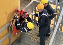 RescueSlide and hanging ladder