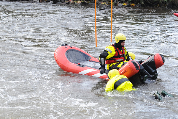 liferaft Rescue TIP-BOARD liferaft water and ice rescues surface rescue drowning saving