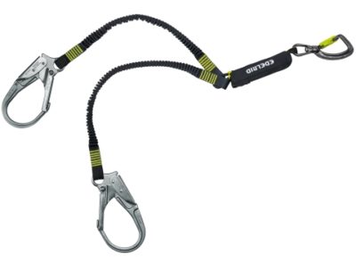 Safety Y-lanyard Shockstop Pro Twister Triple (Edelrid)