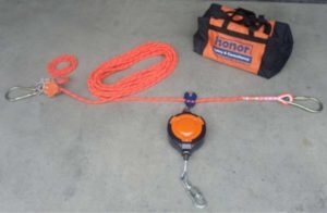 HONORope-T-system-Temporary-fall-protection-complete-set-with-bag