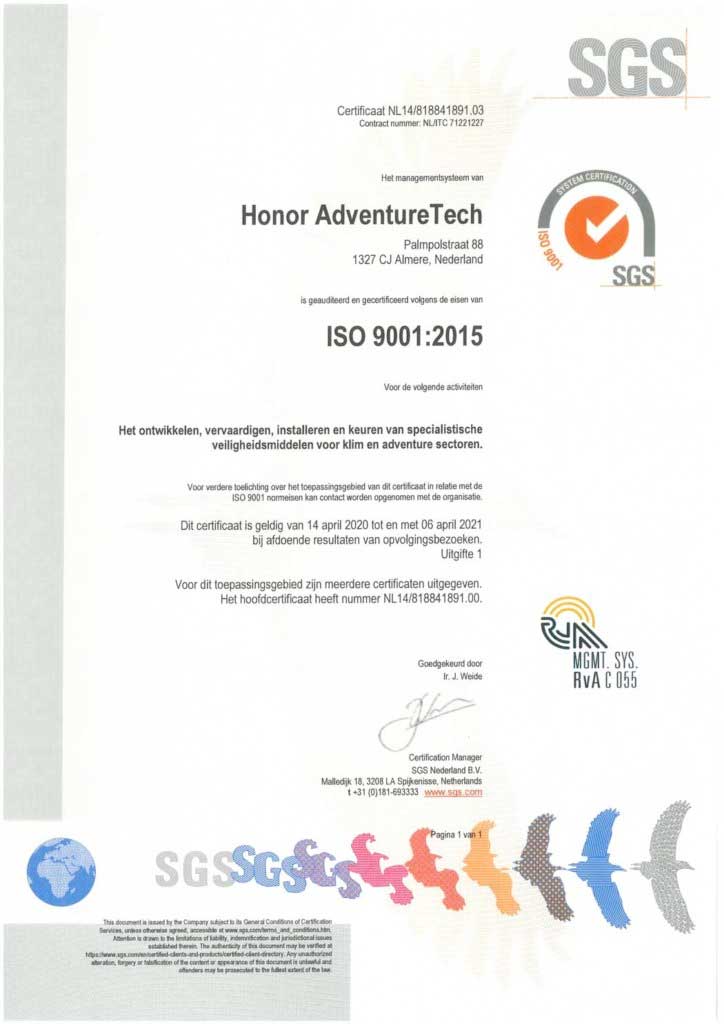 ISO-9001-2015-Certificate-HONOR-AdventureTech