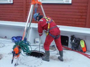 Tripod-with-RollGliss-rescue-device-entry-confined-space-vertical-manhole
